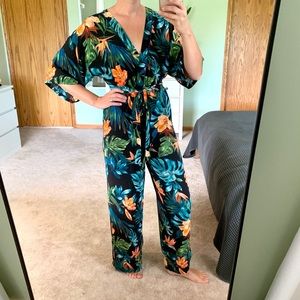Floral jumpsuit